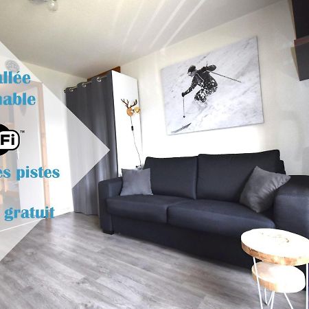 Au Pied des Pistes B31, Chaleureux studio 4 pers, vue sur la vallée imprenable avec WIFI, DRAPS NON COMPRIS Saint-Jean-dʼAulps Extérieur photo